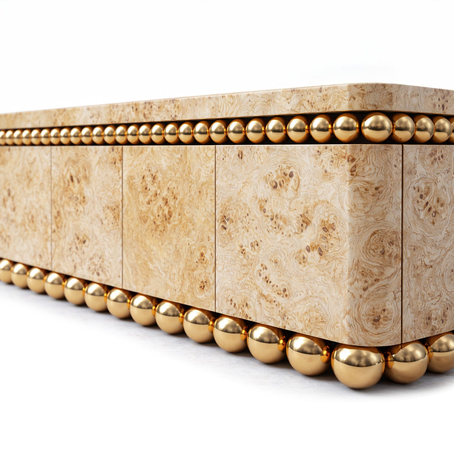 Modern designer sideboard with internal shelving from the Lustra Collection.