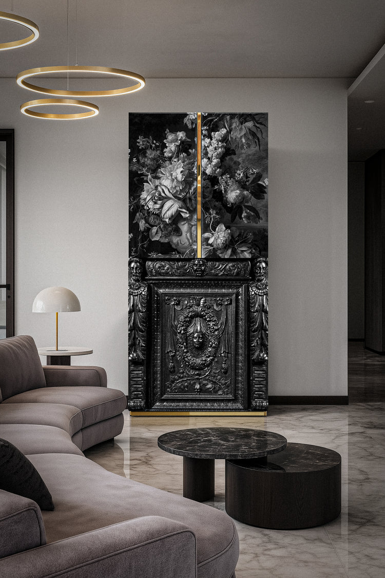 High-end drink cabinet by Hekla Property, made by artisans in Europe.