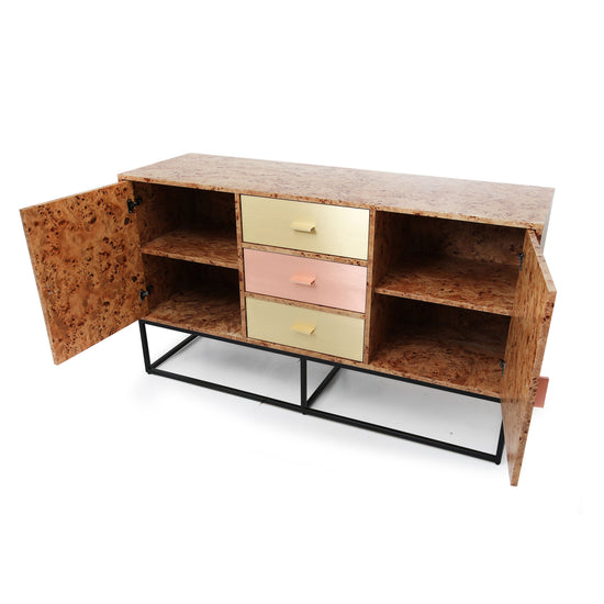 Hekla Property Reykjavik Sideboard – modern luxury in wood and metal