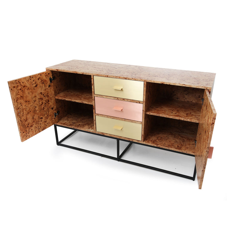 Hekla Property Reykjavik Sideboard – modern luxury in wood and metal