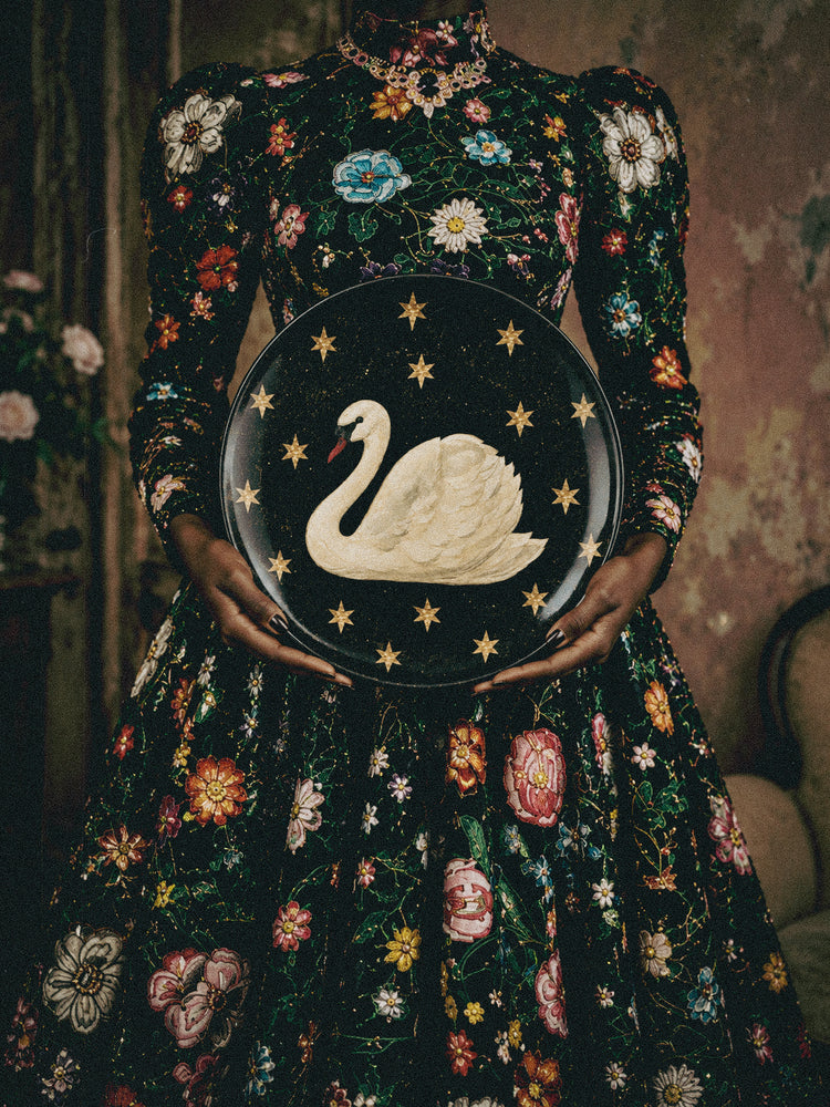 Wall plate - Swan