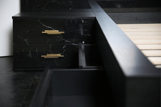 Hekla Property Dettifoss Bed – bespoke design crafted in Europe.